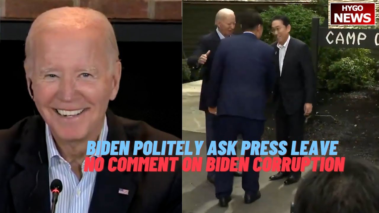 Biden: Politely Ask The Press To Leave, Ignores Questions, NO COMMENT On Biden Corruption