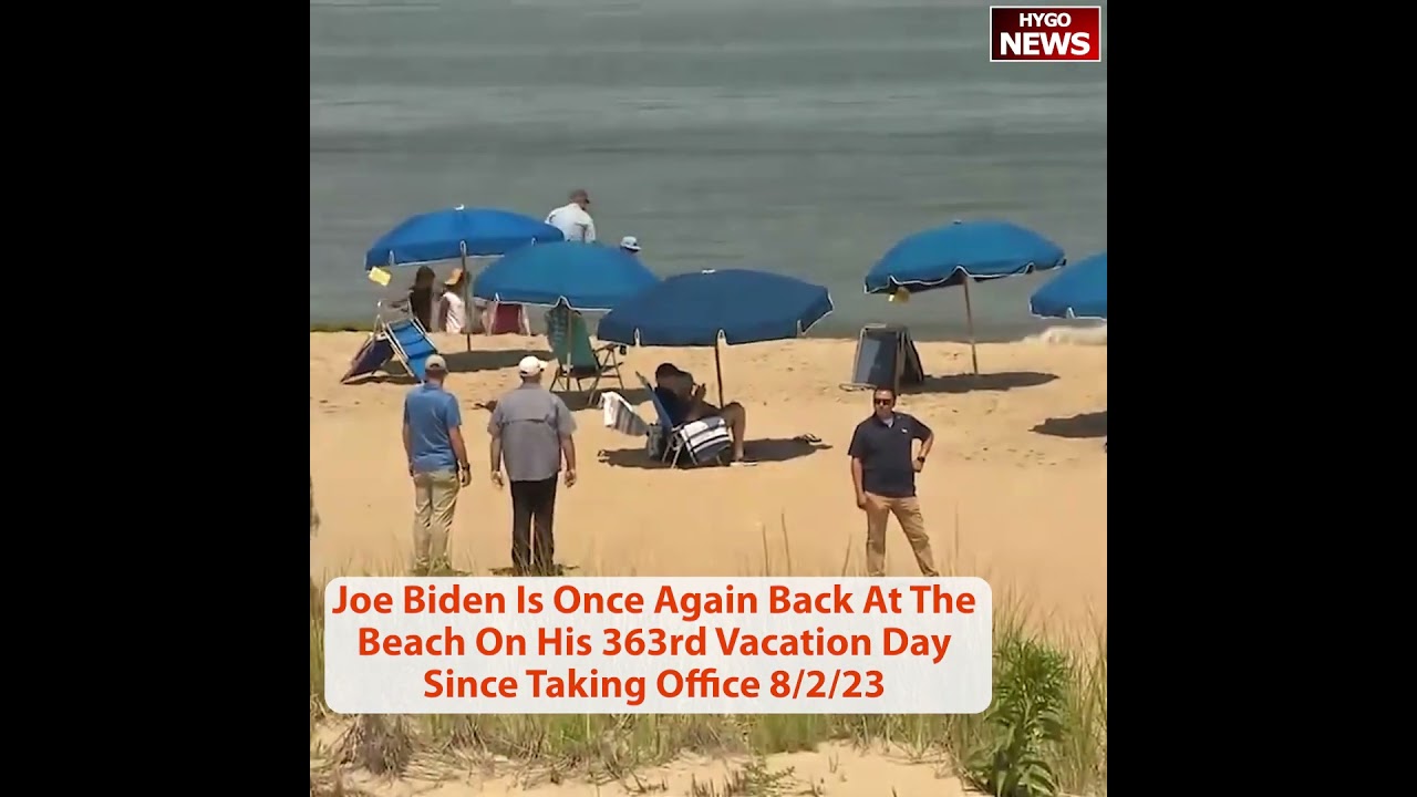 Biden Is Once Again Back At Beach On 363rd Vacation Day; Tells Press The Movie He Saw Was Compelling