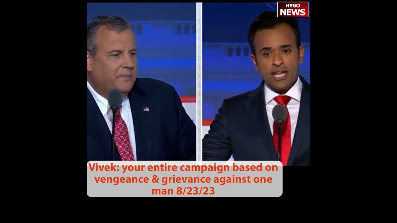 Vivek: your entire campaign based on vengeance & grievance against one man