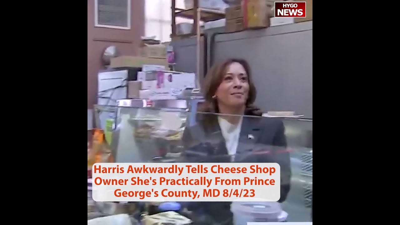 Harris Awkwardly Tells Cheese Shop Owner She’s Practically From Prince George’s County, MD