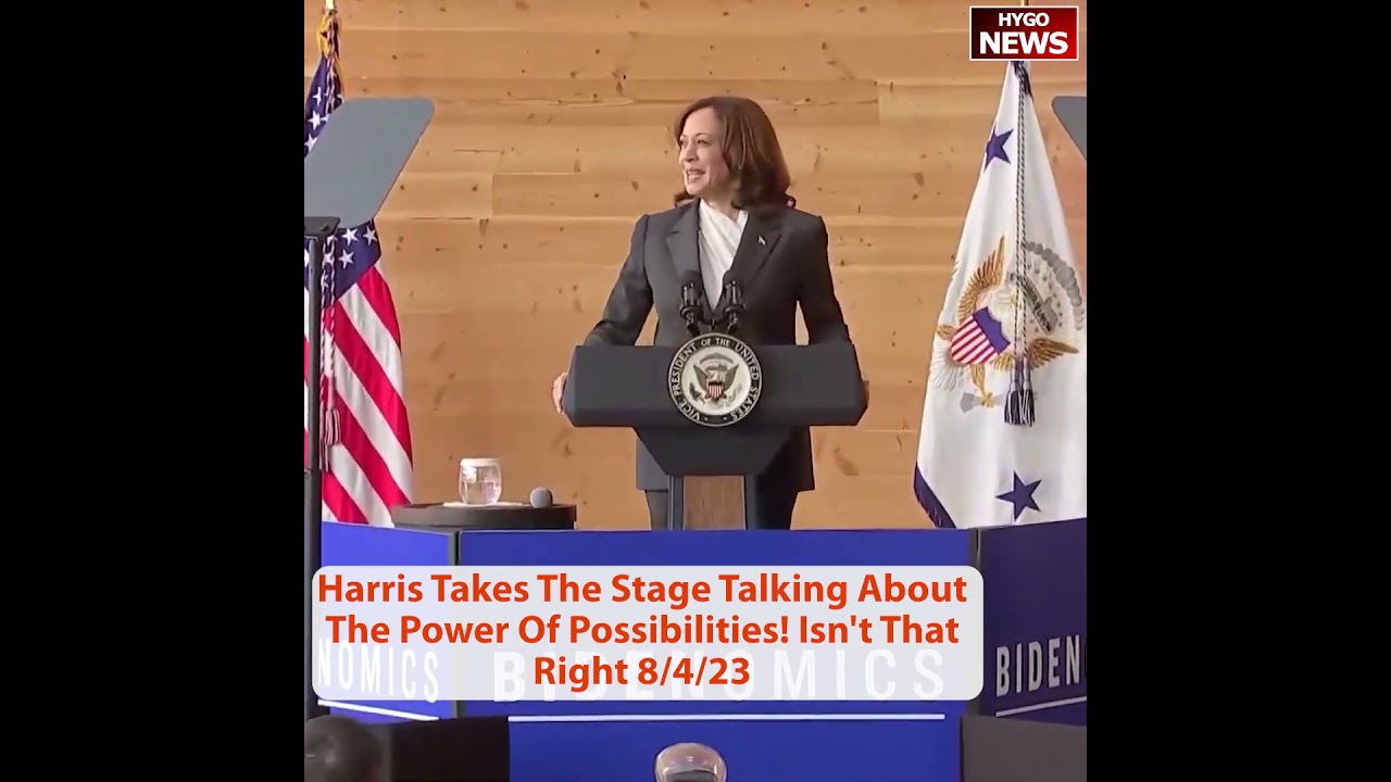 Harris Dishes Word Salad Tires Being Flat; The Power Of Possibilities!