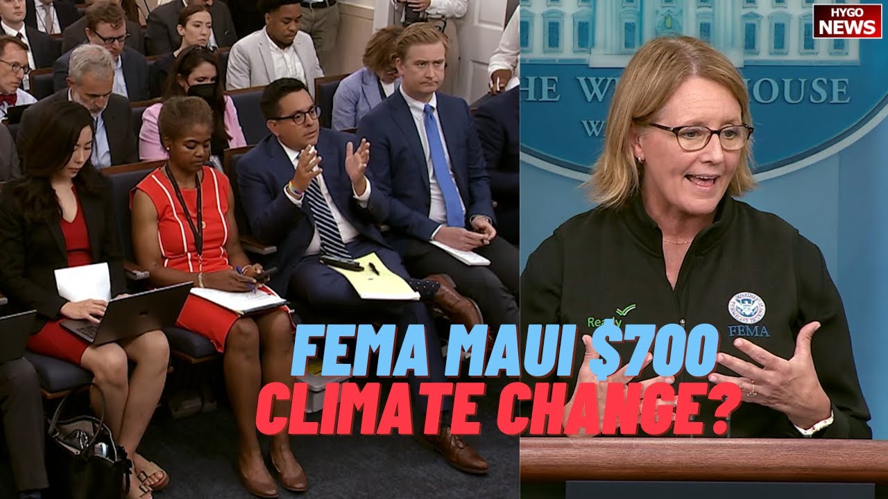 Biden FEMA Admin: No Plans To Provide Maui Beyond One-Time $700；climate change？ Who Was In Charge？