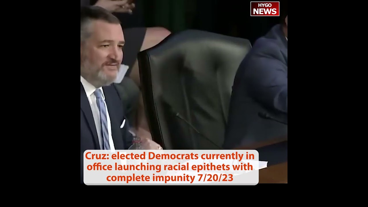 Cruz: elected Democrats currently in office launching racial epithets with complete impunity