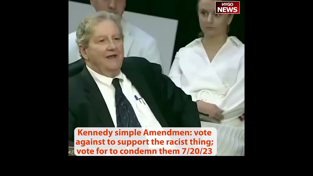 Kennedy simple Amendmen: vote against to support the racist thing; vote for to condemn them