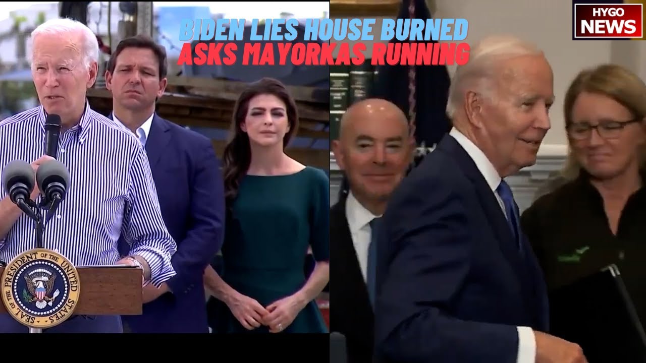 Biden Lies AGAIN About His House; Asks DHS Mayorkas If He’s Running; Rambling