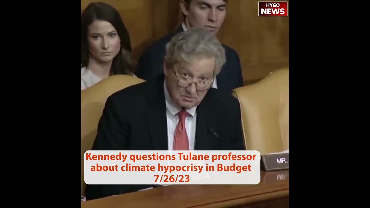 Kennedy questions Tulane professor about climate hypocrisy