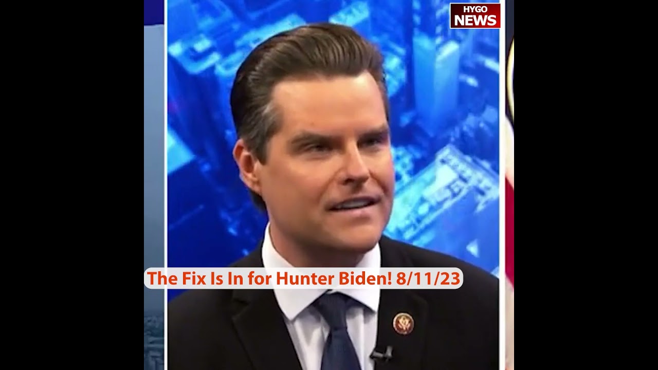 Matt Gaetz: The Game You are watching; David Weiss Being Named Special Counsel in Hunter Biden Probe