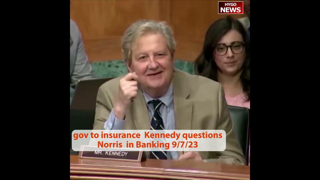 Government subsidy to lower insurance, Fed start selling reinsurance Kennedy questions Norris