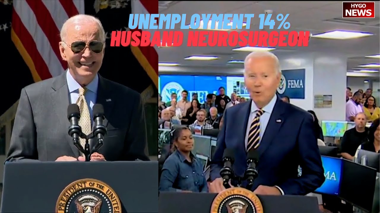 Biden Brags Unemployment Being “Below 14%”; Bidenomics Working; Biden Staff Husband Neurosurgeon