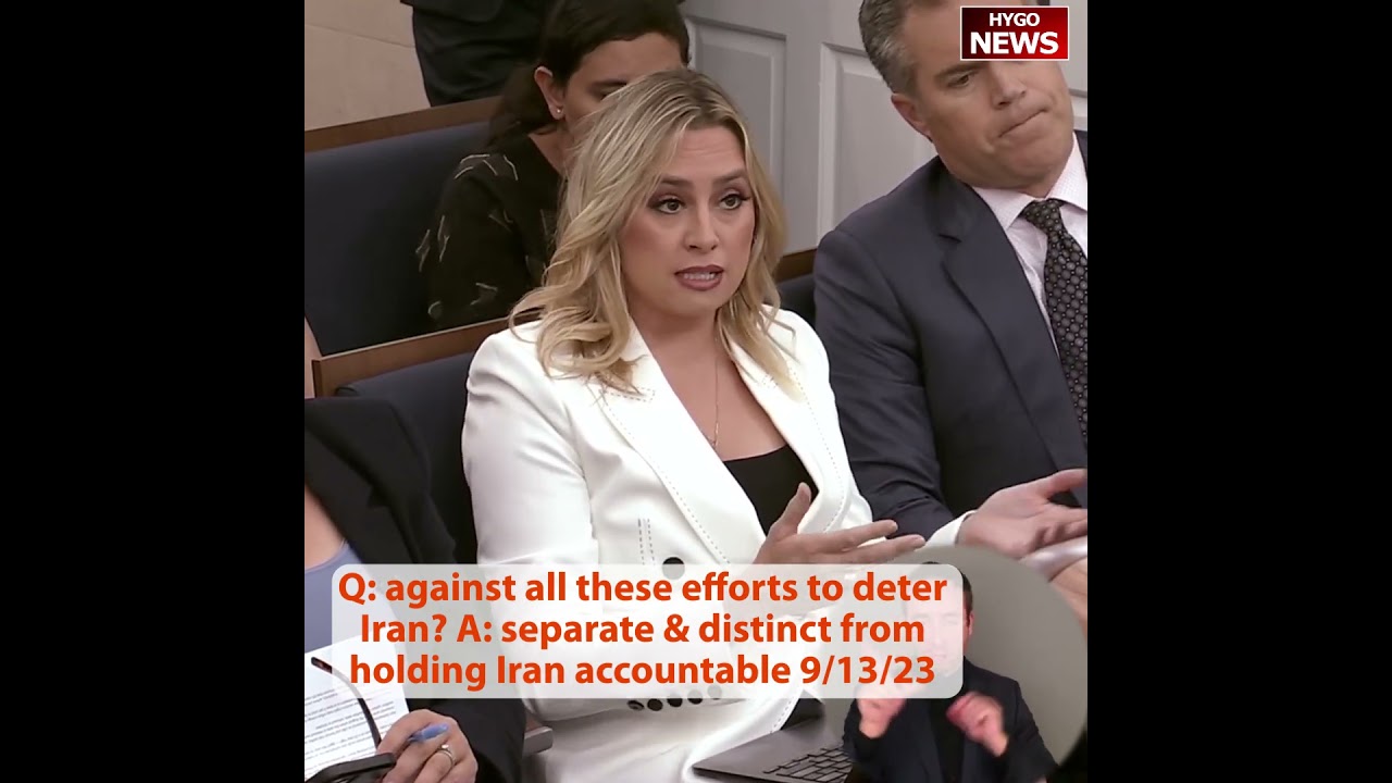 Q: against all these efforts to deter Iran? A: separate & distinct from holding Iran accountable