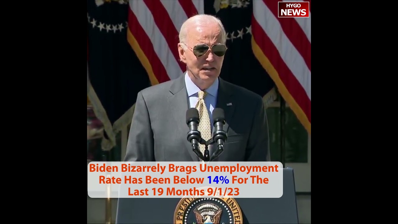 Biden Bizarrely Brags Unemployment Rate Has Been Below 14% For The Last 19 Months