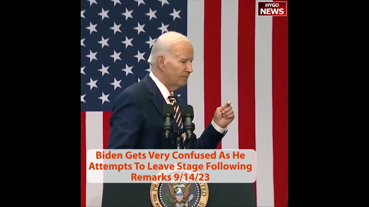 Biden Gets Very Confused As He Attempts To Leave Stage Following Remarks