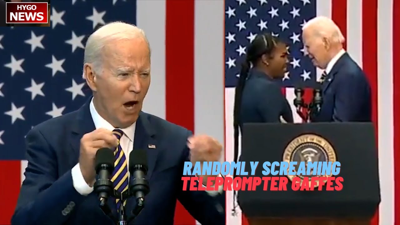 Biden Starts Randomly Screaming, TELEPROMPTER Gaffes, MAGAnomics To MEGAnomics