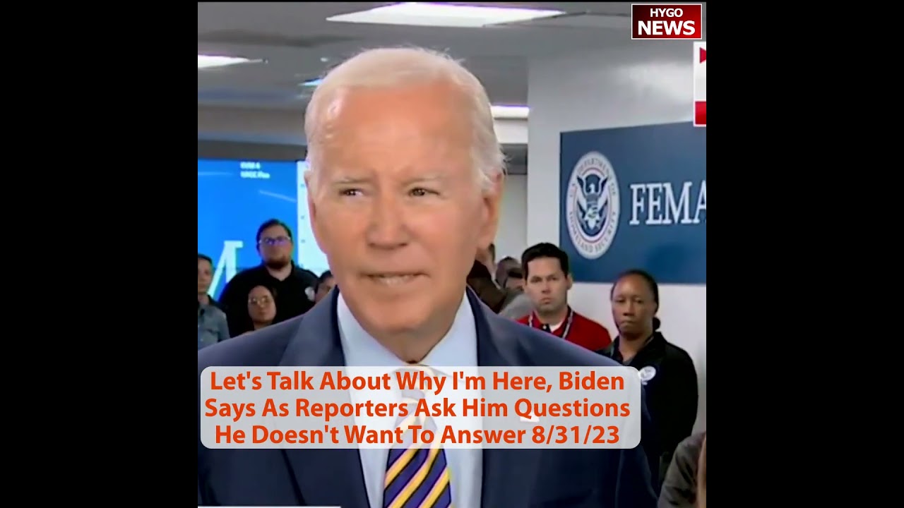 Biden On Hurricane Idalia Disaster Jokes, Doesn’t Want To Answer, Gets Lost After Delivering Remarks