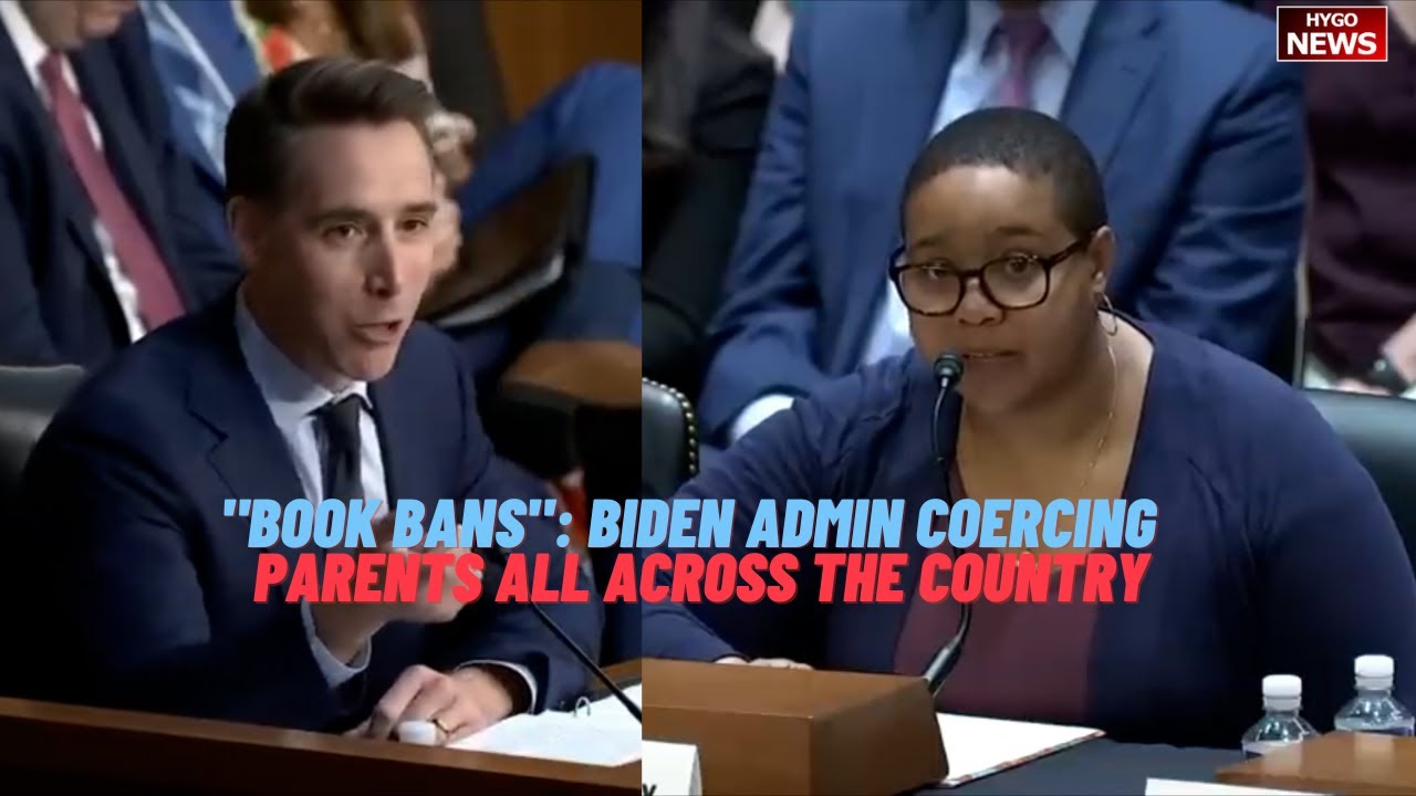 Hawley on Senate “Book Bans” hearing: Biden Admin coercing parents all across the country