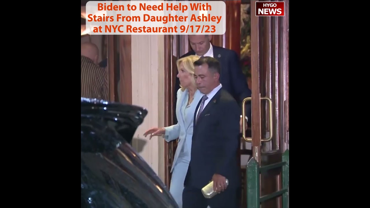 Biden to Need Help With Stairs From Daughter Ashley at NYC Restaurant