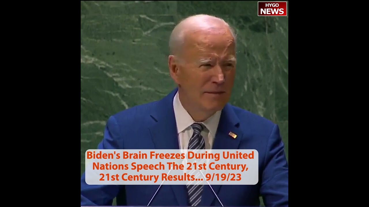 Biden Incoherently Mumbles Brain Freeze Speech at UN; Accelerating Climate Crisis