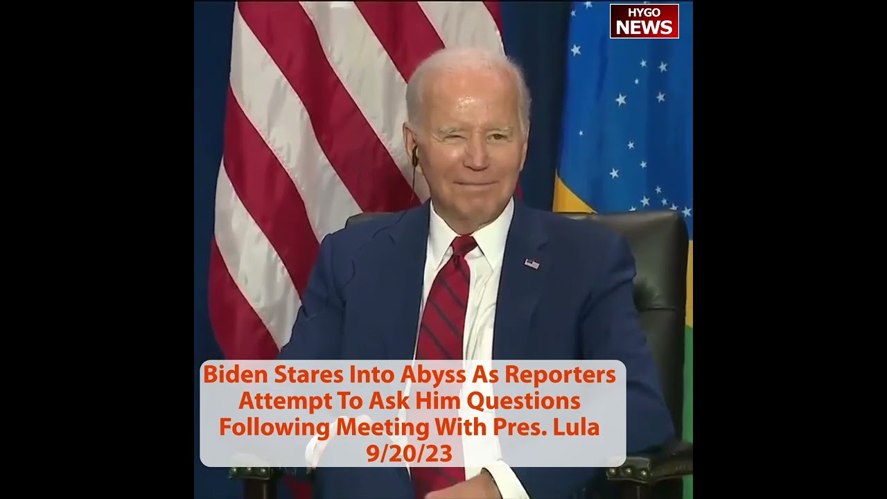 Biden Salutes Audience, Leaves Brazil’s President Behind; Struggled Earpiece, knocked flag