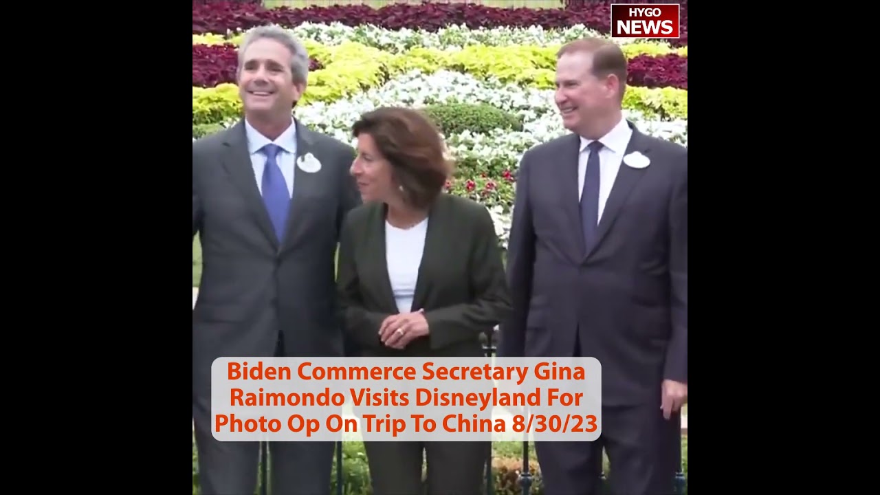 Biden Commerce Secretary Gina Raimondo Visits Disneyland For Photo Op On Trip To China