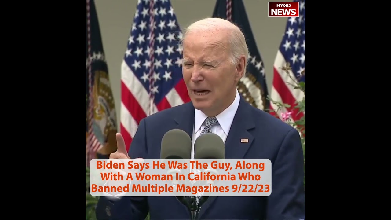 Biden: Along With A Woman In California Who Banned Multiple Magazines; Been To Every Mass Shooting