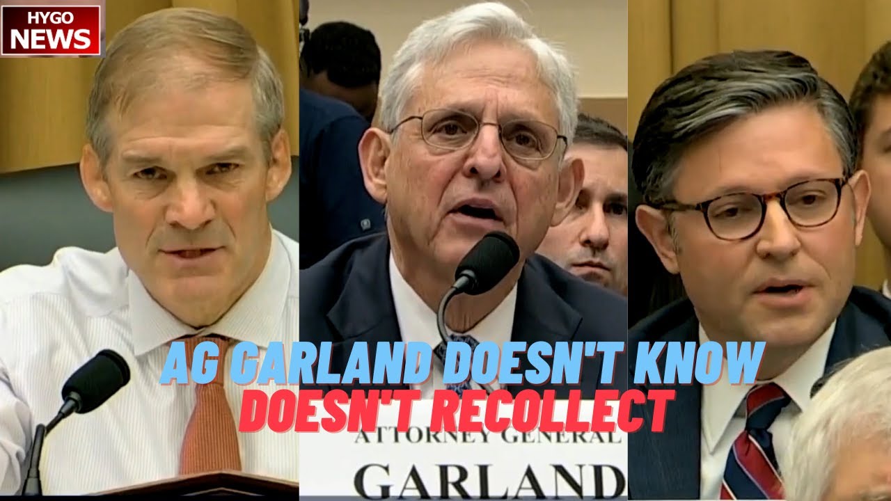 AG Garland Doesn’t Know If DOJ Is Investigating Hunter Media Leaks, Doesn’t Recollect …