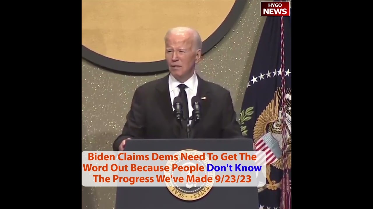 Biden: Dems Need To Get Word Out Because People Don’t Know Progress Made; A Smart Vice President!