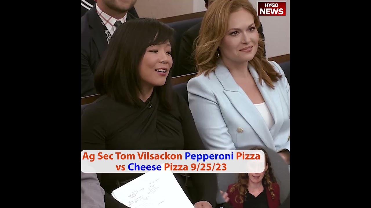 Ag Sec Tom Vilsackon on Pepperoni Pizza vs Cheese Pizza