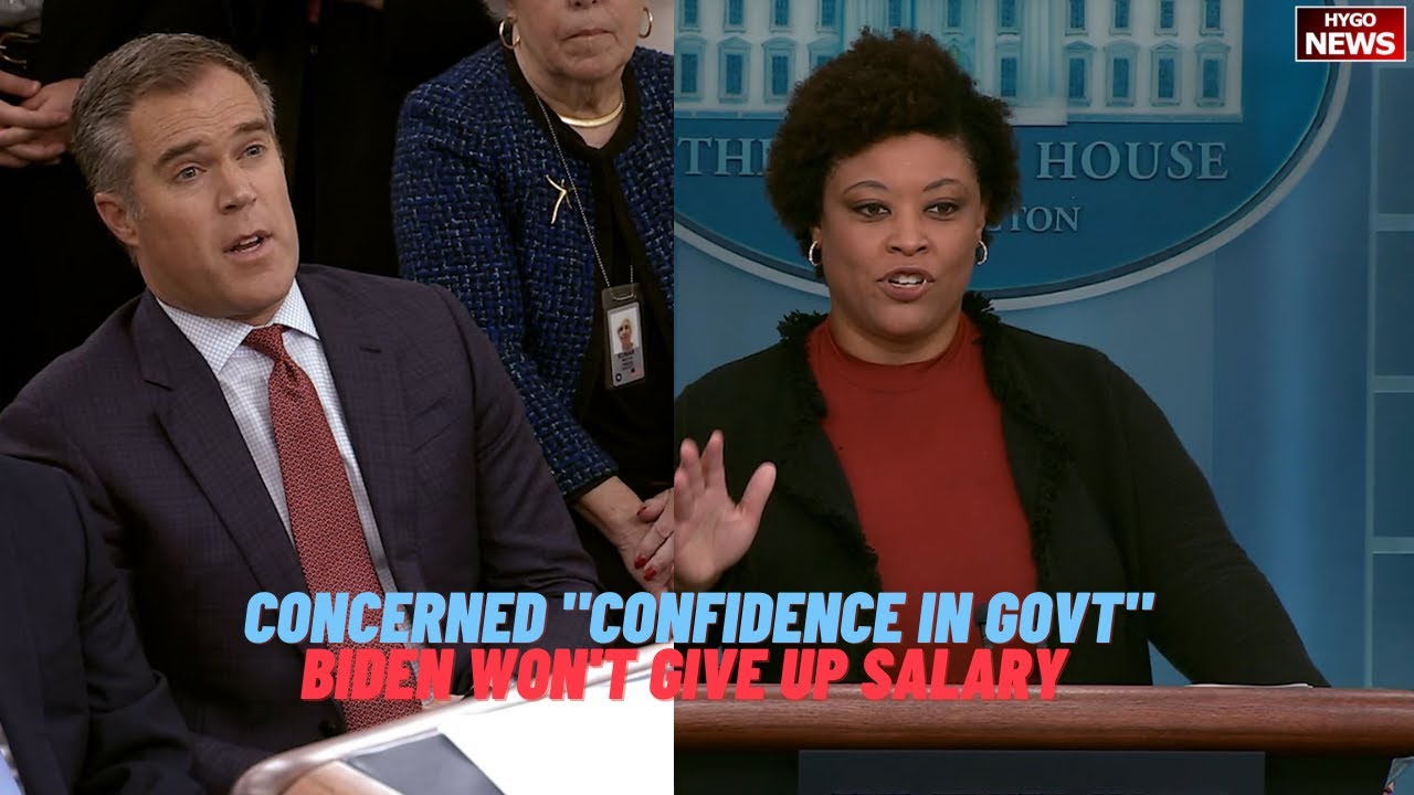 Budget Dir More Concerned “Confidence In Govt”, Biden Won’t Give Up Salary Because Theater