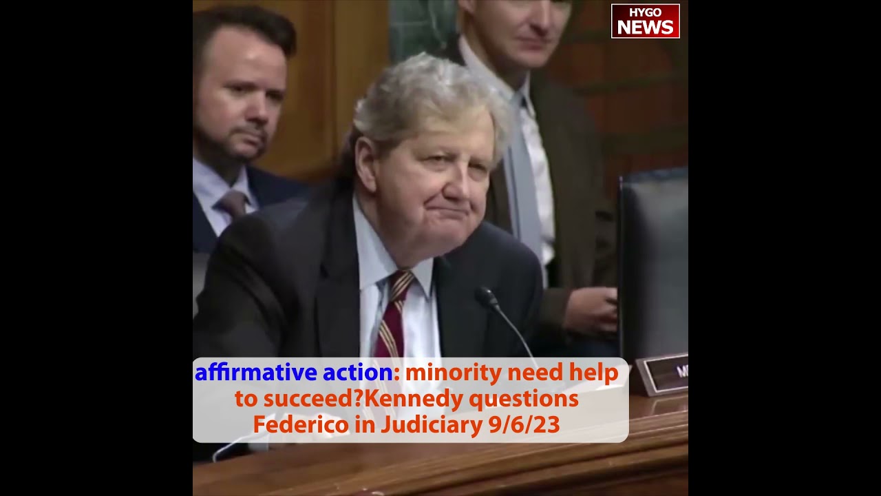 Kennedy asked Affirmative Action: Judge do you think minority need help to succeed in America today?