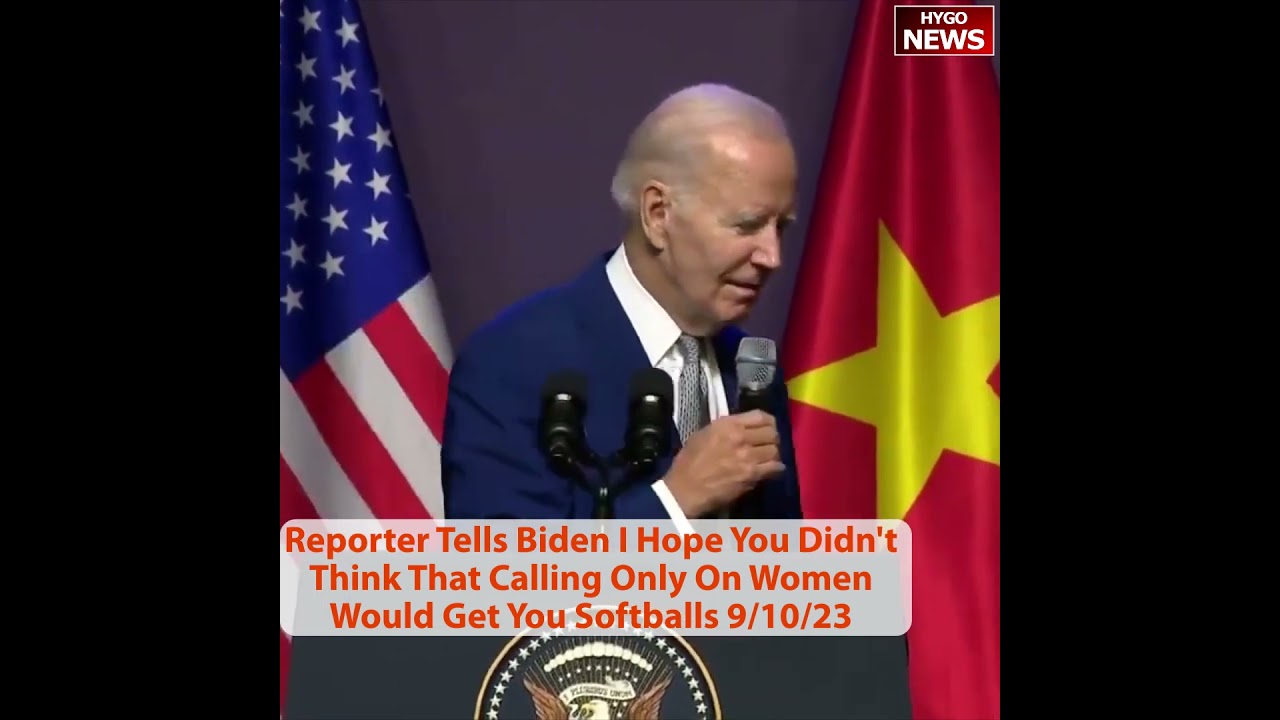 Reporter Tells Biden I Hope You Didn’t Think That Calling Only On Women Would Get You Softballs