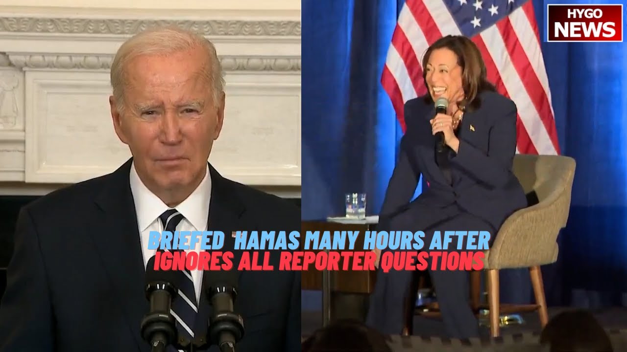 Biden Was First Briefed on Hamas Attack This Morning… many Hours After; Ignores Reporter Questions