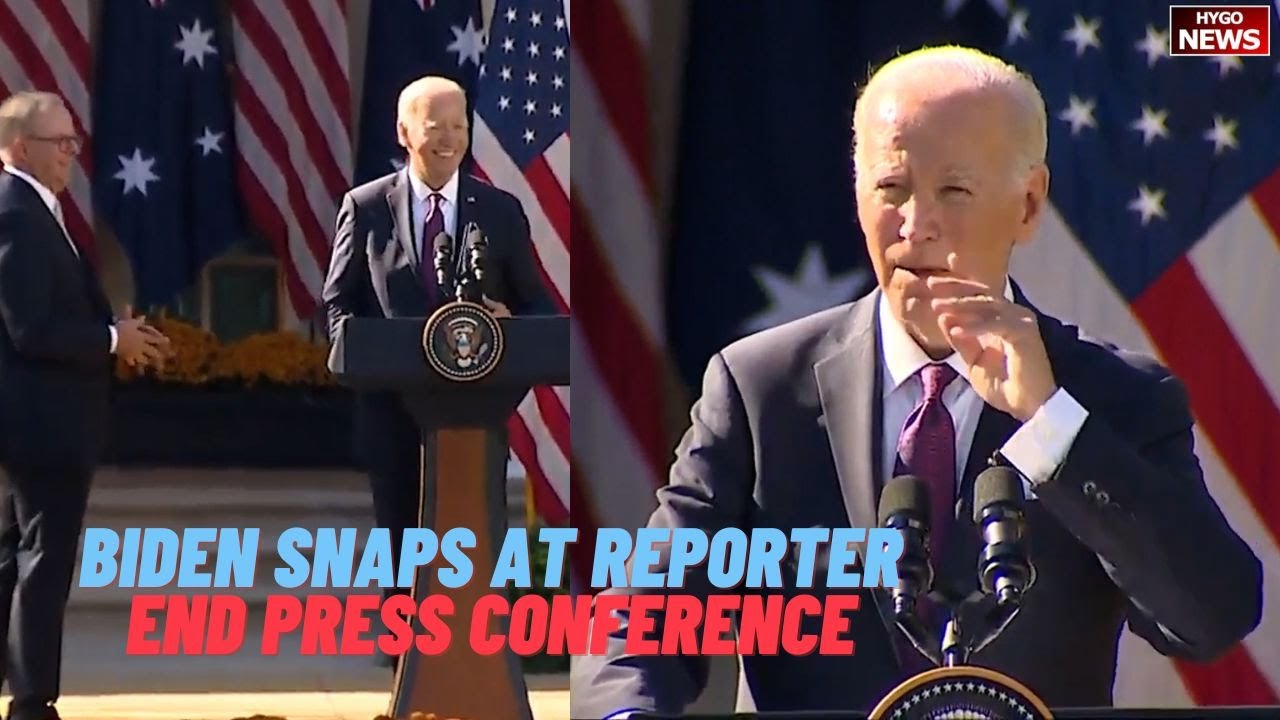 Biden Snaps At Reporter Who Asks Question, Gets Confused “Oh, I Get To Ask!”, End Press Conference