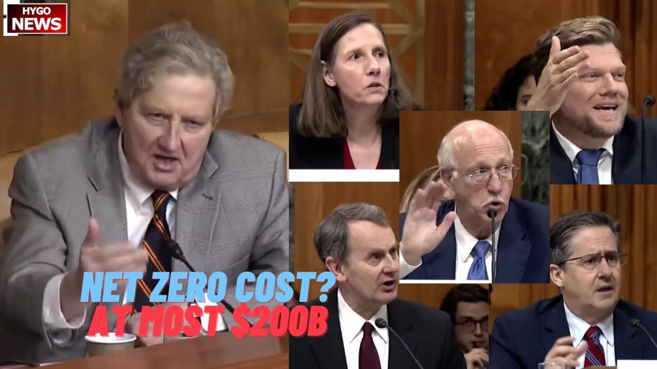 Frustrated Kennedy: what it would cost to net zero emissions by 2050? A: at most $200B, disagreed