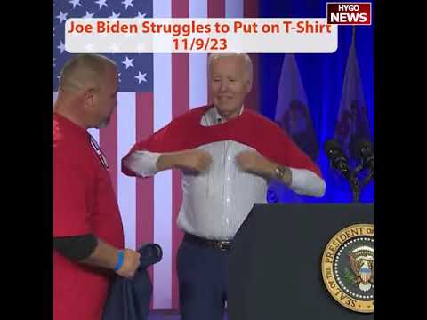 Biden took 20 second t-shirt; Kamala Harris Ha ha ha ha; world leader CNN Poll: Biden=36%, Trump=48%