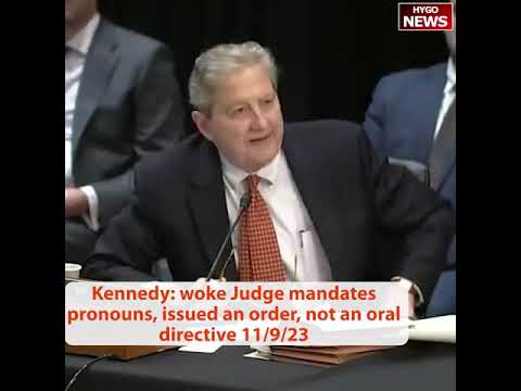 Kennedy: woke Judge mandates pronouns classic bias, do I try to curry favor with this judge?