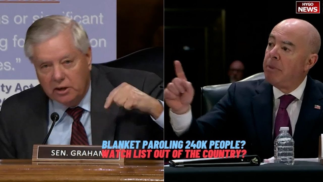 Graham: not blanket paroling 240K people? People on watch list out of country? Asylum denial rate?