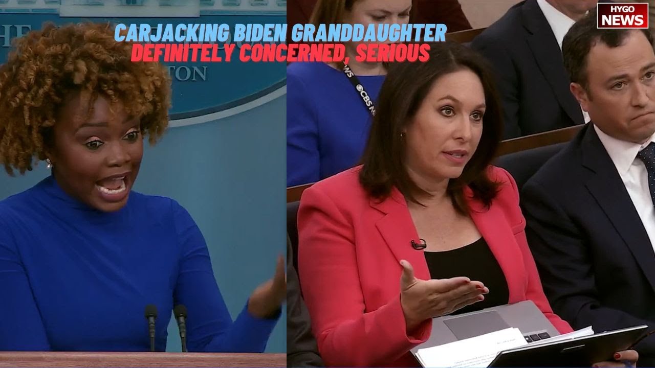 KJP Carjacking Biden’s Granddaughter: “Definitely Concerned” Crime, Has Been “Serious”, Blame GOPs