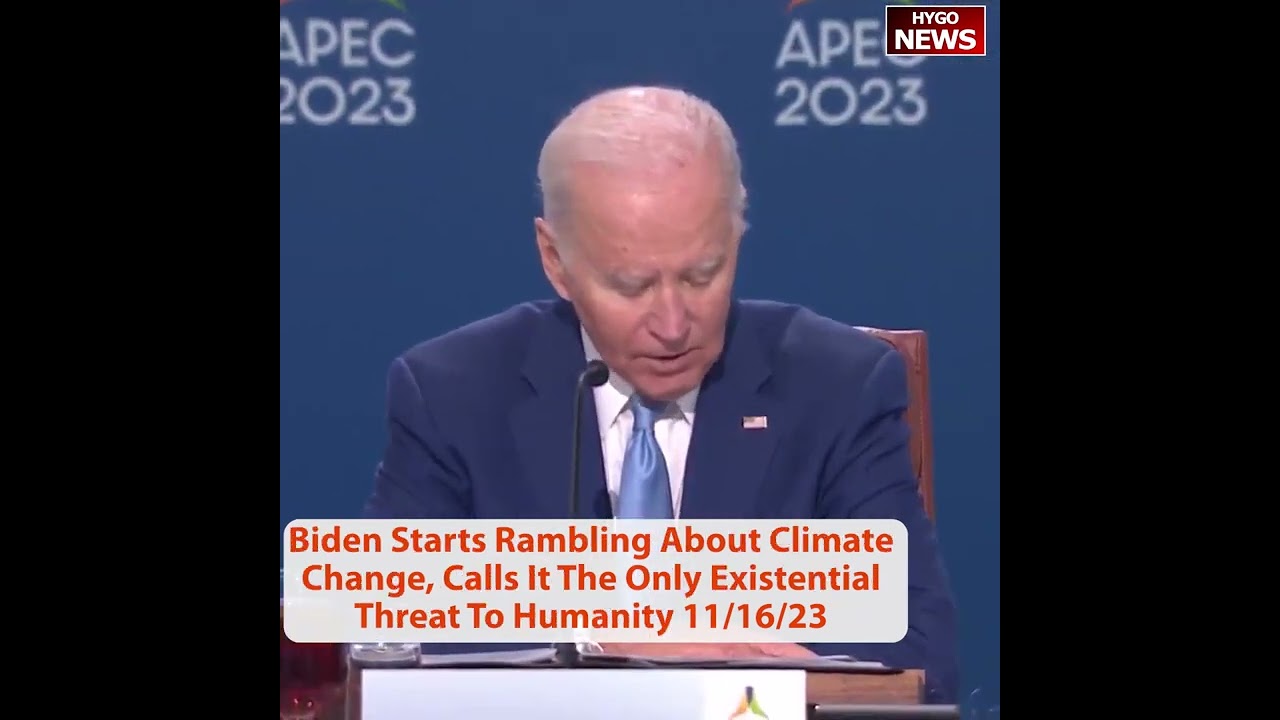 Biden Late To Meeting, Half-Jogging, Kicks Press Out, Dramatically Increase Int’l Climate Financing