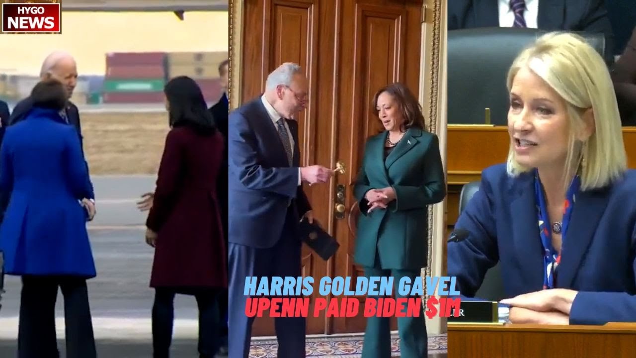 Biden ignored questions, celebrity donors; Harris Golden Gavel; UPenn Defends Paying Biden $1M