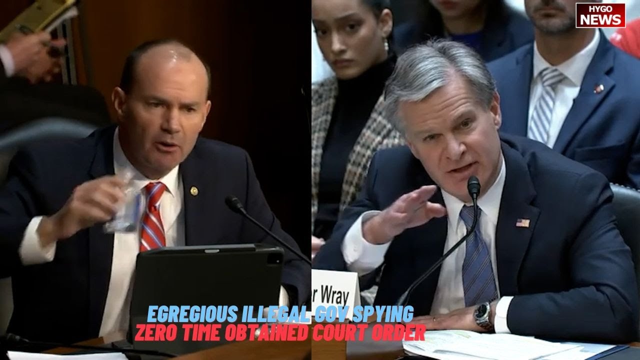 Sen. Lee on egregious illegal Gov spying on Americans, Zero time FBI have obtained a court order