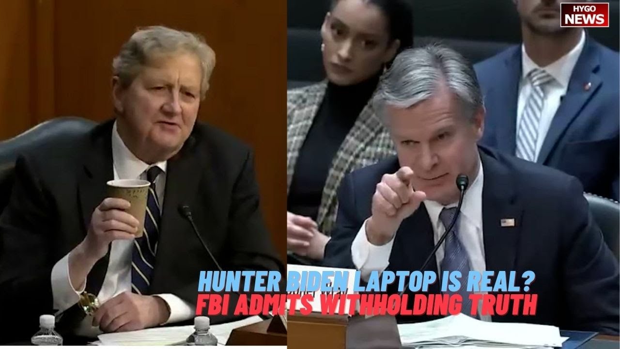 Kennedy: Why didn’t FBI just say, Time out, Hunter Biden laptop is real? FBI Dir Wray Admits Truth