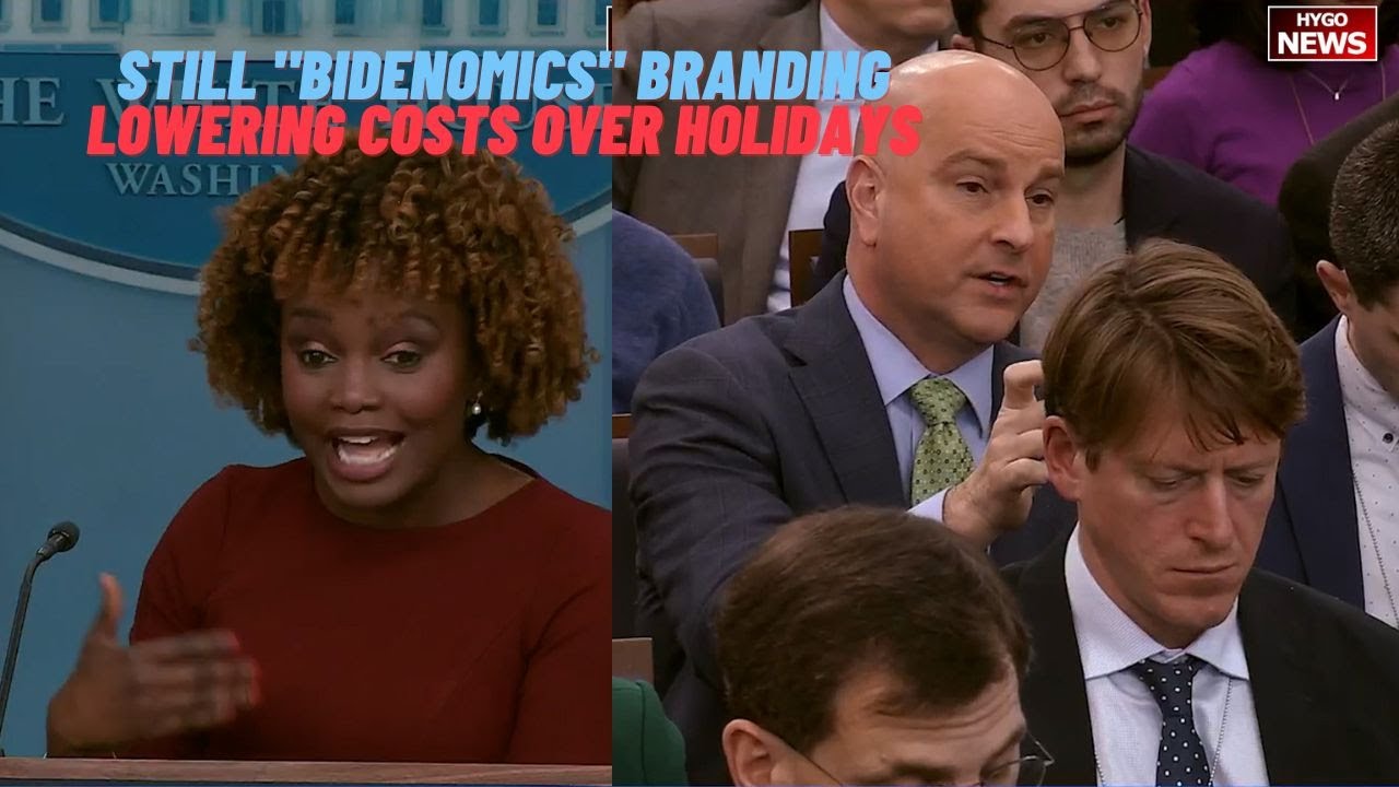 KJP: Hasn’t Moved Away From “Bidenomics” Branding, We’re Seeing Lowering Costs Over Holidays