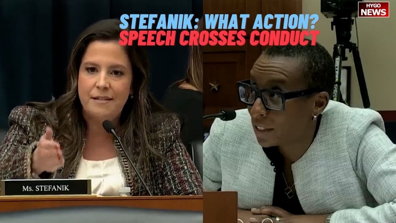 Stefanik: What action? Presidents of Harvard: When speech crosses into conduct that violates policy