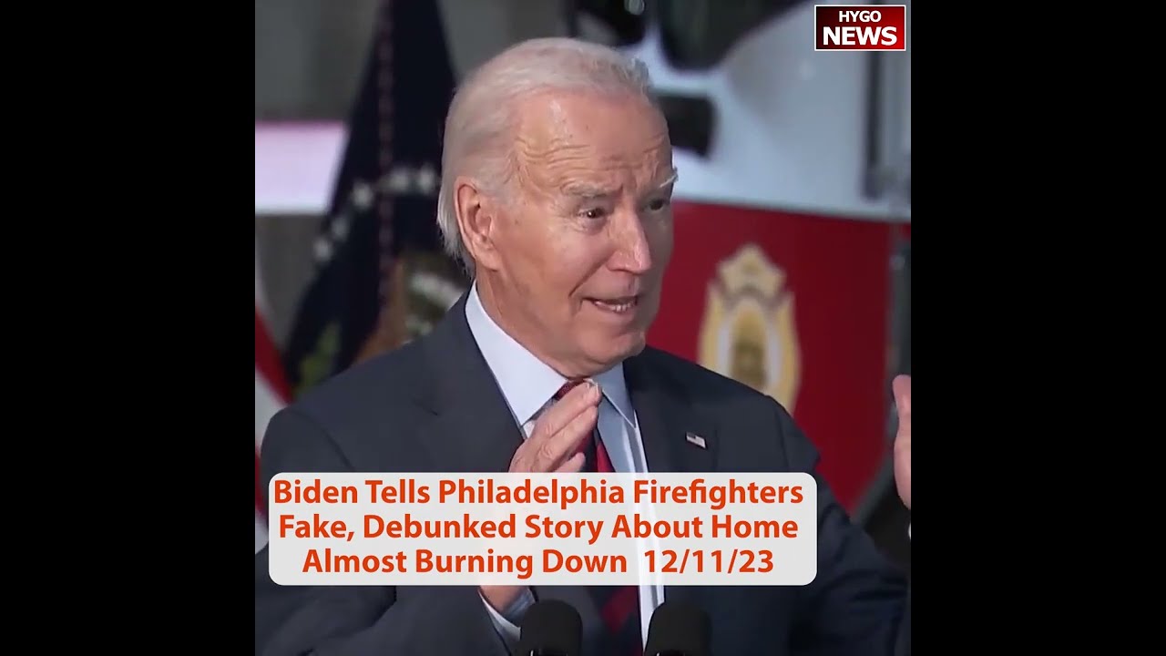 Biden Once Again On Losing House & Corvette to Fire, Reagan sent Air Force Helicopter One for Biden