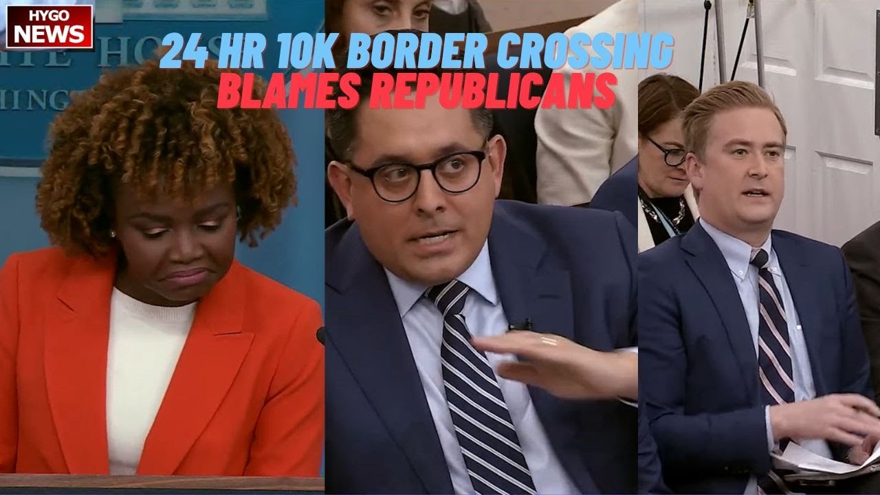 KJP Refuses To Admit failure, last 24 hours 10K border crossing, Blames Republicans