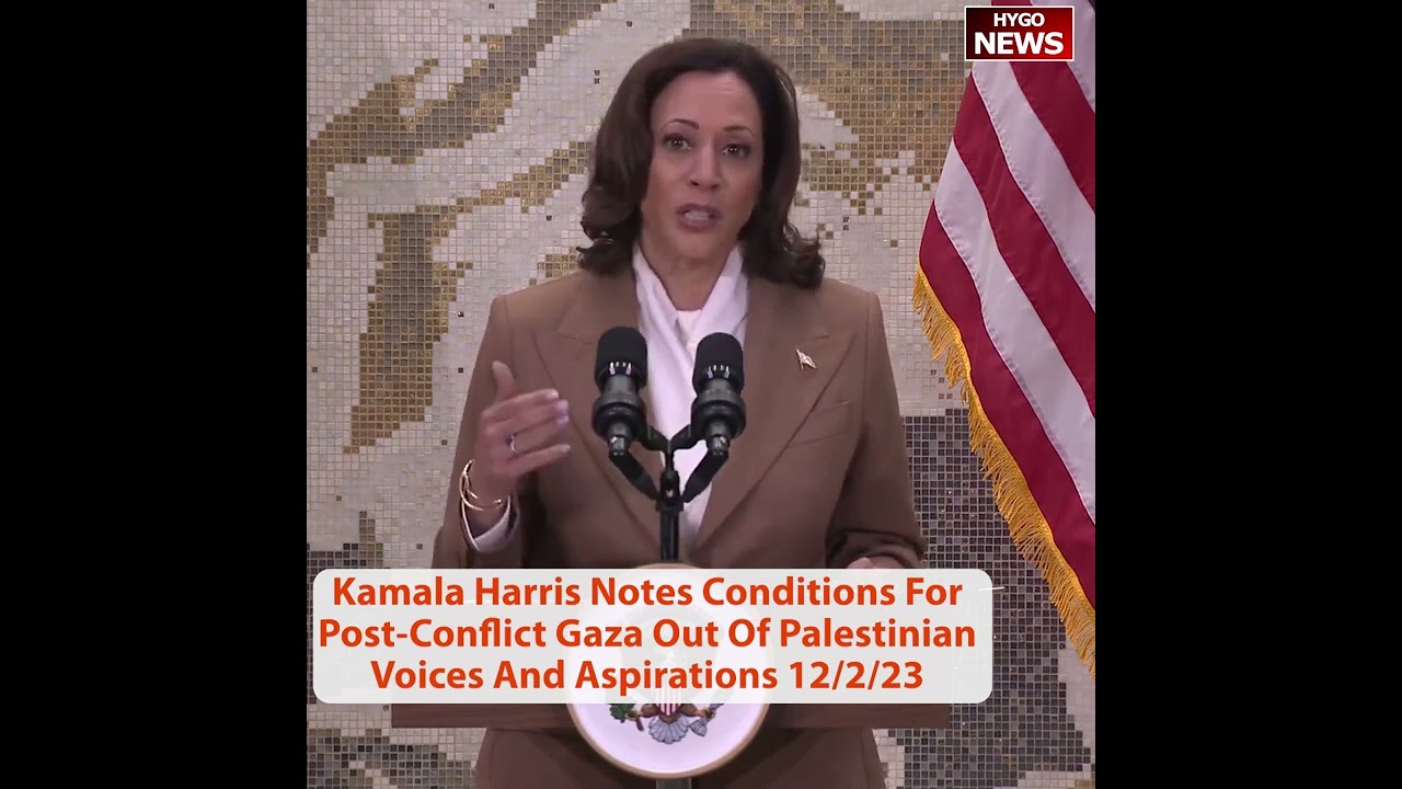 Clueless Kamala Harris couldn’t answer, What is the question exactly?; Word Salad For Update On Gaza