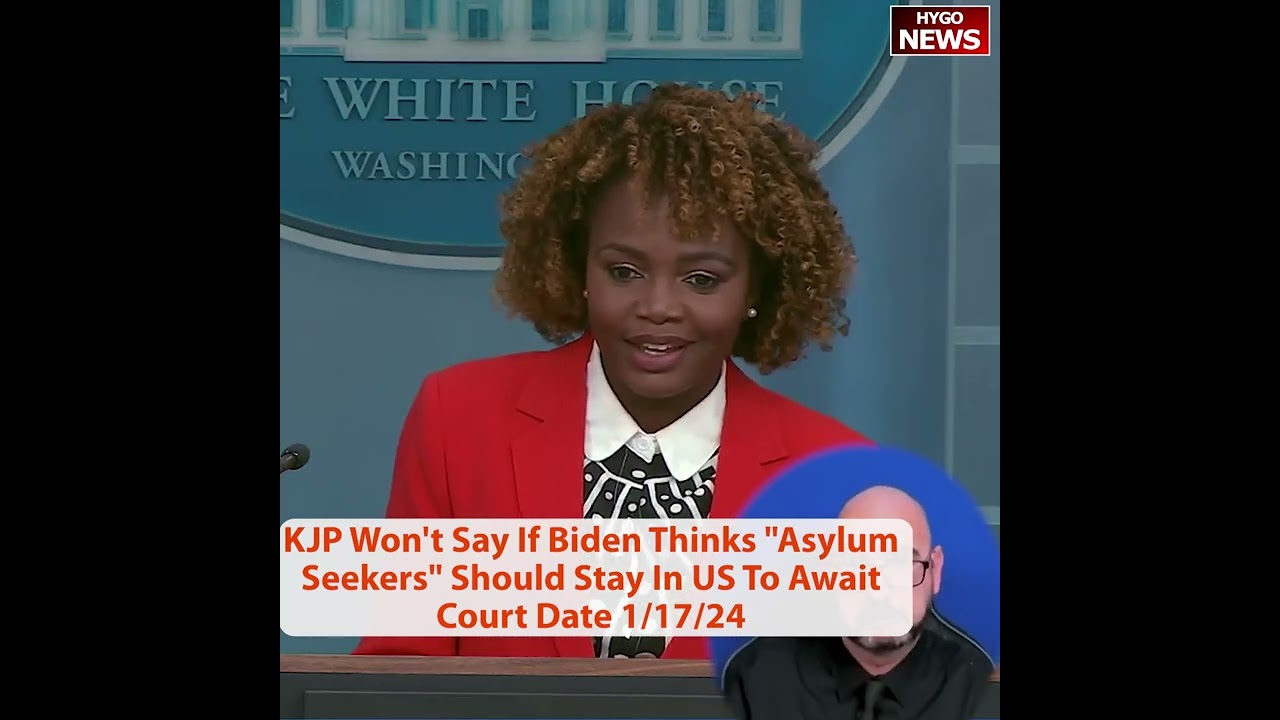 Q: Asylum Seekers Stay In US To Await Court Date? KJP: Republicans “In The Way” On Border