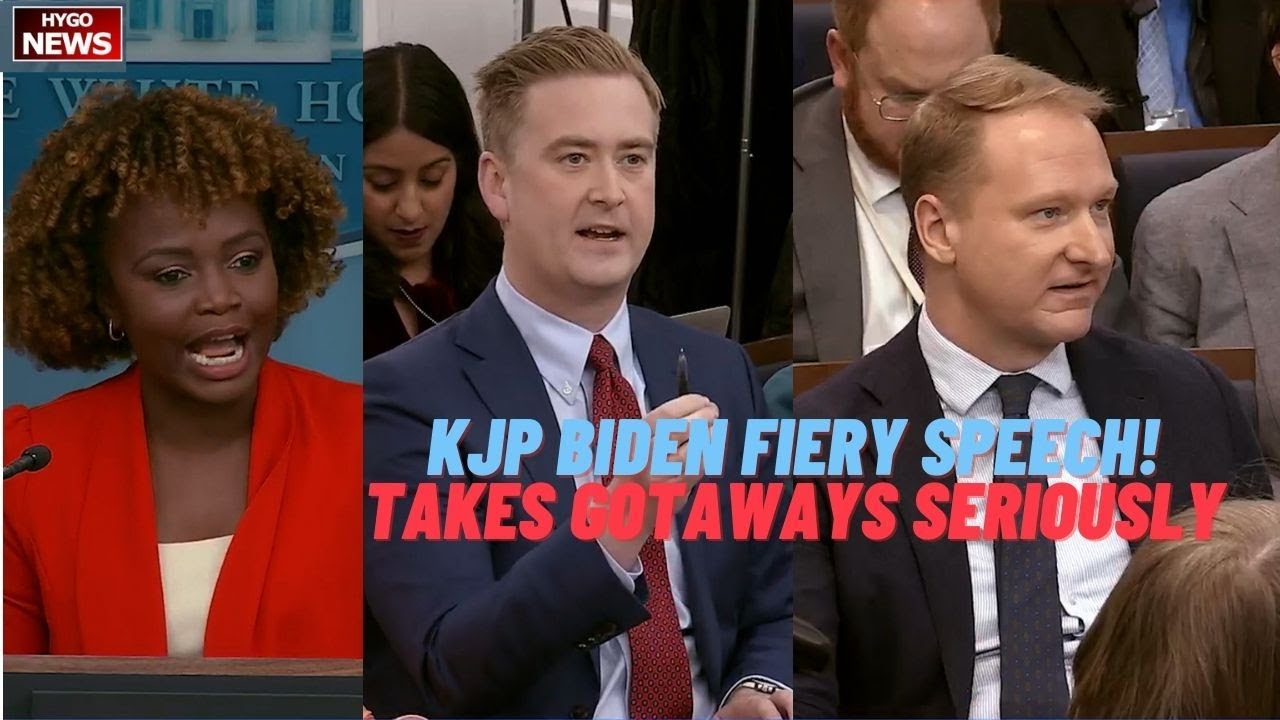 KJP on Biden Incoherent Speech “A Fiery Speech!”; Takes migrant Gotaways “Very Seriously”