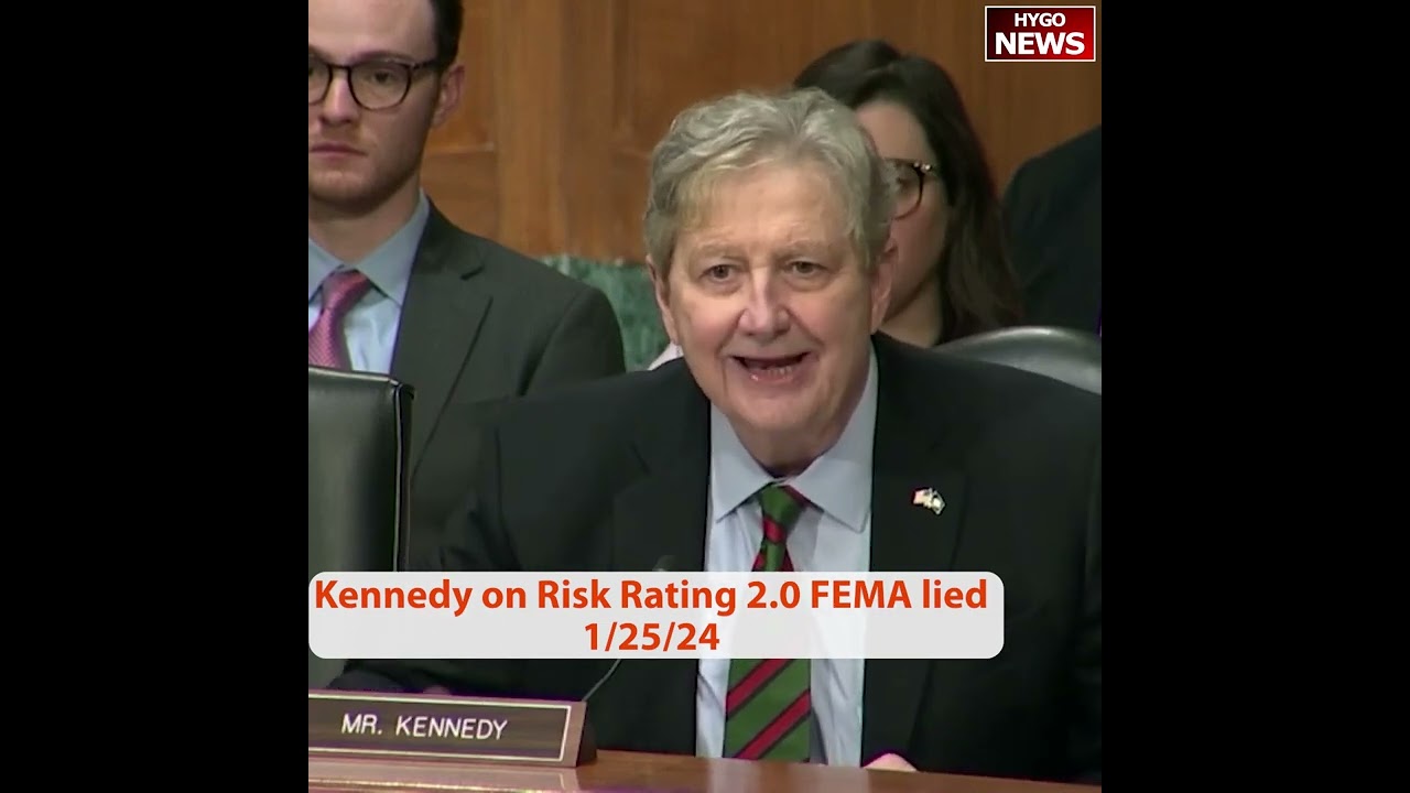 Kennedy on flood insurance Risk Rating 2.0: “FEMA lied”, FEMA can raise premiums 18% every year