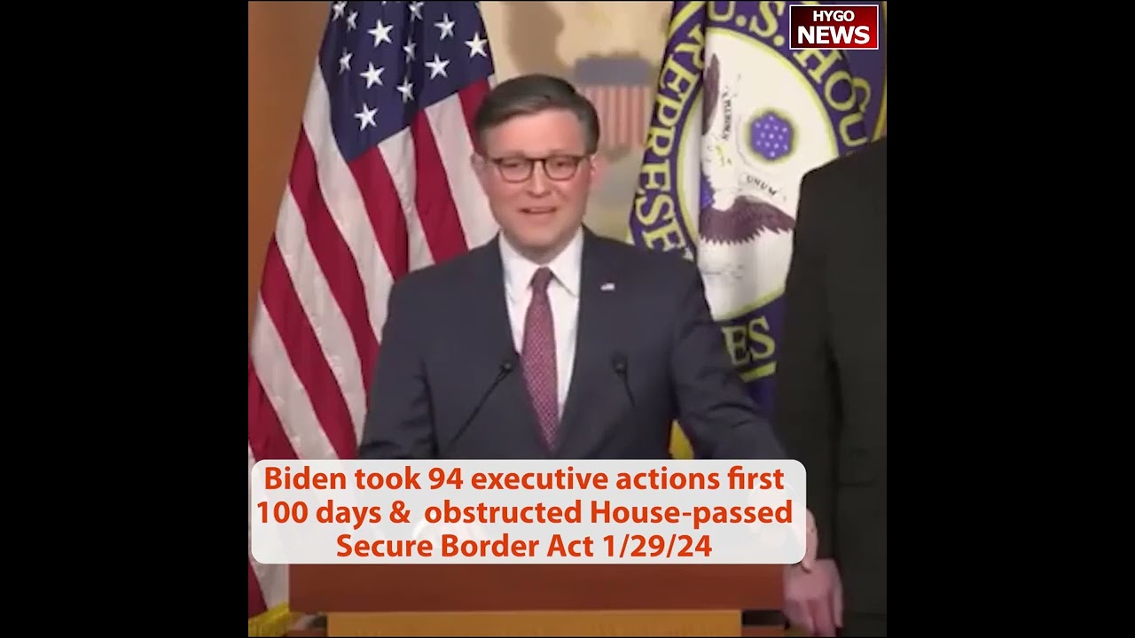 Speaker Johnson: laughable Biden “pretending not to know” to enact executive orders for border